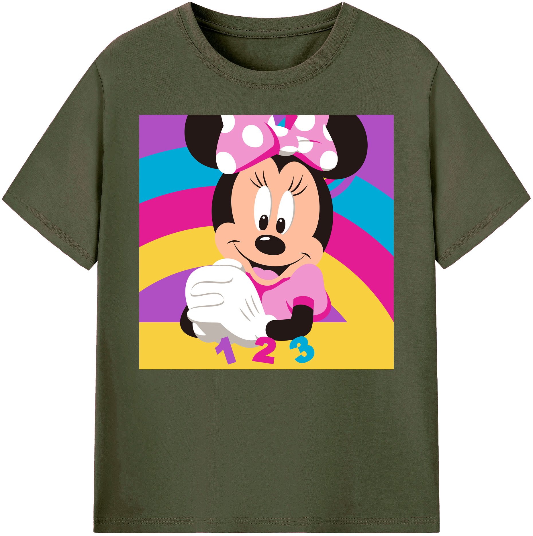 ミッキーマウス Mickey Mouse 綿100％ メンズ半袖Tシャツ｜肌触りやわらか＆通気性